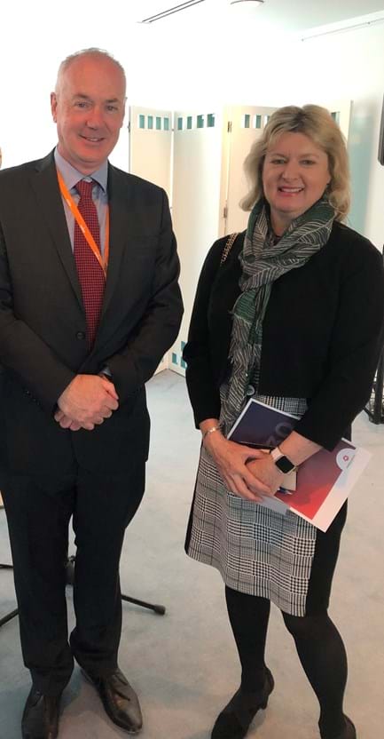 Palliative Care CEO Rohan Greenland and Painaustralia CEO Carol Bennett