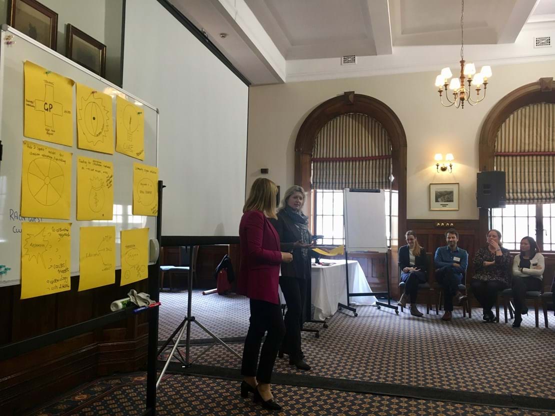 Rosie Yeo and Painaustralia CEO Carol Bennett at Migraine Workshop